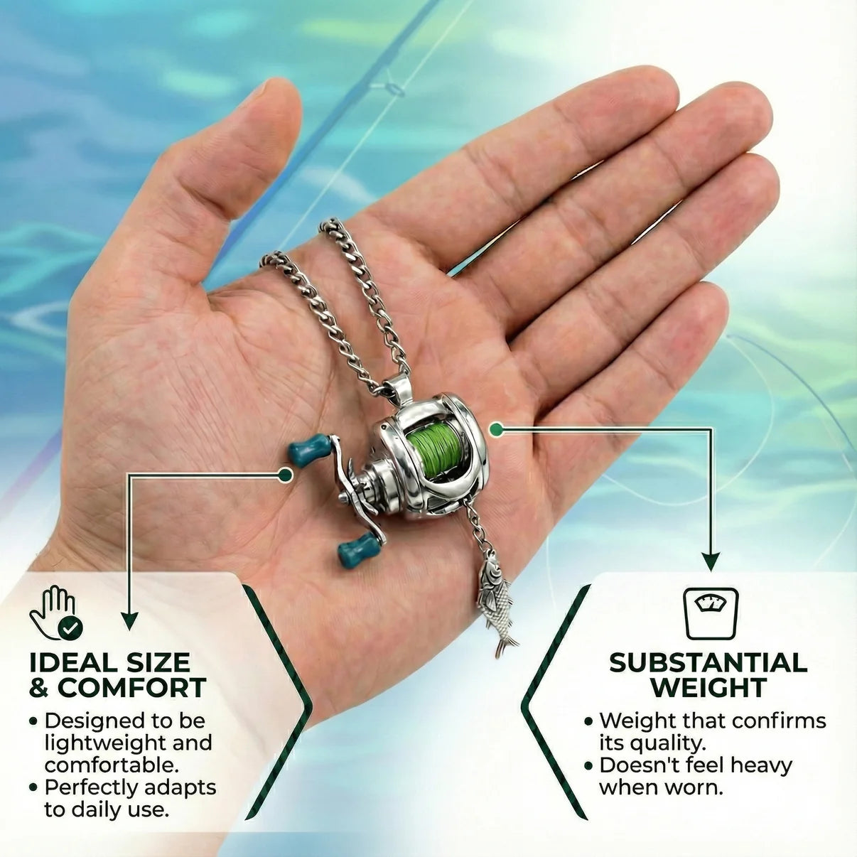 Fishing Reel Pendant